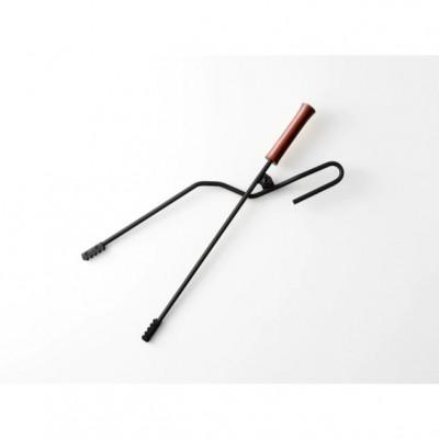 ふるさと納税 恵那市 LGASIA (ルガシア) 多機能薪バサミ炎群(homura)赤漆[ミニサイズ]