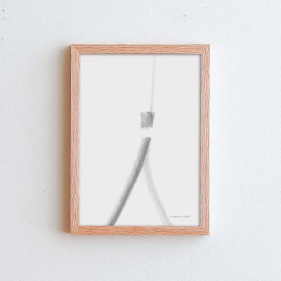 ふるさと納税 府中市 府中市の家具 フレーム サノ A4サイズ オーク