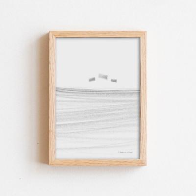 ふるさと納税 府中市 府中市の家具 フレーム サノ A5サイズ オーク