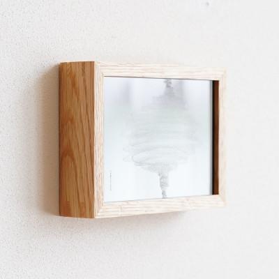 ふるさと納税 府中市 府中市の家具 フレーム サノ ポストカードサイズ オーク