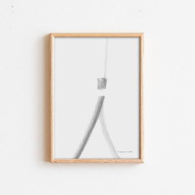 ふるさと納税 府中市 府中市の家具 フレーム ティポ A4サイズ オーク