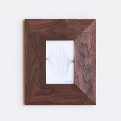 ふるさと納税 府中市 府中市の家具 フレーム アンゴロ ポストカードサイズ ウォールナット