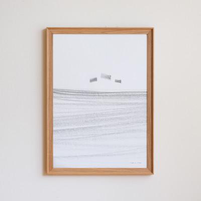 ふるさと納税 府中市 府中市の家具 フレーム ヴァーレ A1サイズ オーク