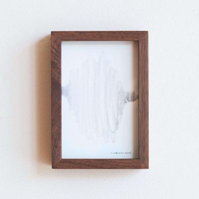 ふるさと納税 府中市 府中市の家具 フレーム ディリット ポストカードサイズ ウォールナット