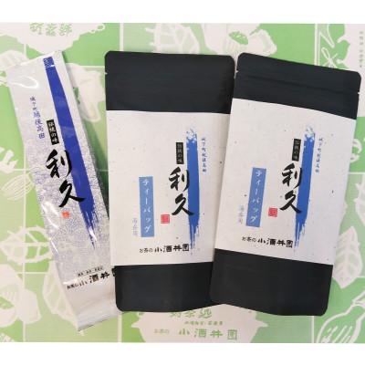 ふるさと納税 上越市 上越高田伝統の味 煎茶利久とティーバッグセット