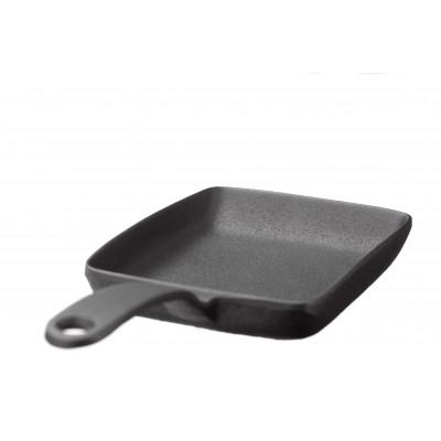 ふるさと納税 奥州市 南部鉄器 角玉子焼  伝統工芸品 鉄フライパン [Z0016]の画像
