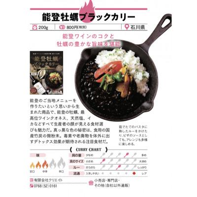 ふるさと納税 穴水町 あの芸能人も大絶賛!全国放送番組にも多数紹介されている「能登牡蠣ブラックカリー」 4箱入り　 |  | 03