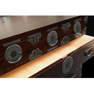 ふるさと納税 奥州市 岩谷堂箪笥 月雫チェスト W100 伝統工芸品 [GT043]_2