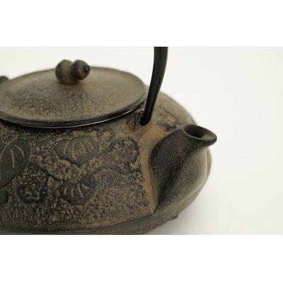 ふるさと納税 奥州市 南部鉄器 鉄瓶 ひさご (茶こし付き) 0.5L IH調理