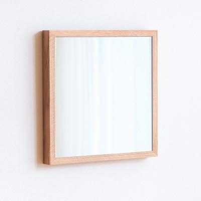 ふるさと納税 府中市 府中市の家具 ミラー サノ 42*42 オーク