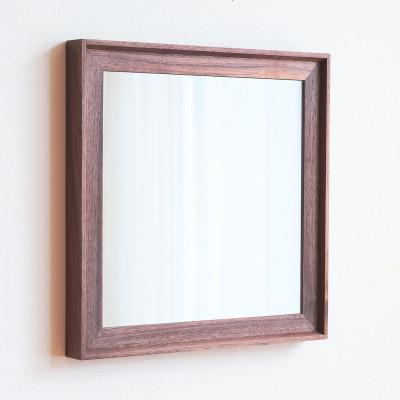 ふるさと納税 府中市 府中市の家具 ミラー ヴァーレ 42*42 ウォールナット