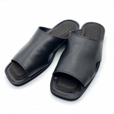 ふるさと納税 御所市 WRAP SANDALS/ラップサンダル ブラック×ブラック 25(25.0〜25.5cm)