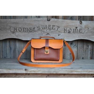 ふるさと納税 小浜市 バッグコンビ ブラウン(ショルダー付)