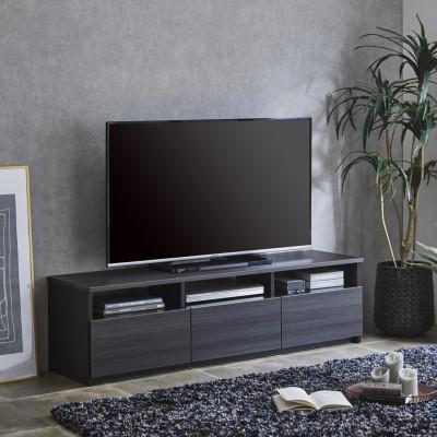 ふるさと納税 大川市 テレビボード 150cm幅 リノア ダークブラウン木目