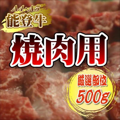 ふるさと納税 能登町 [A4・A5能登牛]焼肉用厳選部位500g