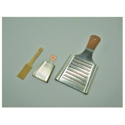 ふるさと納税 燕市 銅製おろし金・ミニおろし金セット(べんりはけ付)各1点