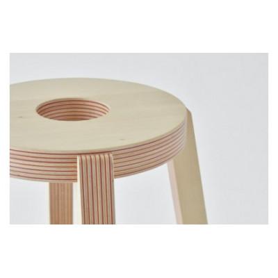 ふるさと納税 東川町 Pw stool(red orange)[0044-001-02]