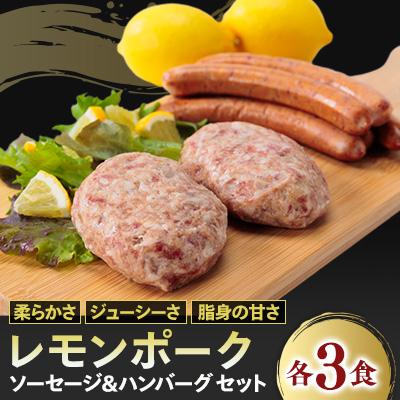 ふるさと納税 上島町 レモンポーク ソーセージ・ハンバーグセット