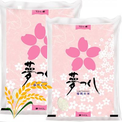 ふるさと納税 大川市 【令和7年産】福岡県産米食べ比べ<白米>「夢つくし」と「元気つくし」セット計20kg大川市の画像