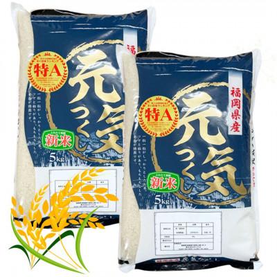 ふるさと納税 大川市 【令和7年産】福岡県産米食べ比べ<白米>「夢つくし」と「元気つくし」セット計20kg大川市の画像
