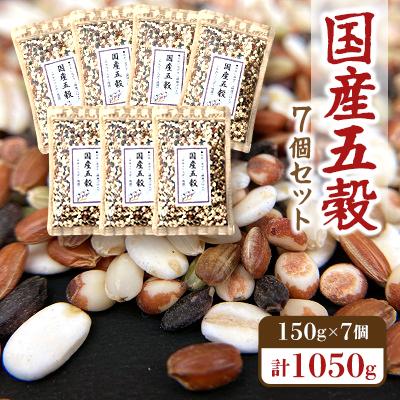 ふるさと納税 志木市 国産五穀(150g)×7個セット