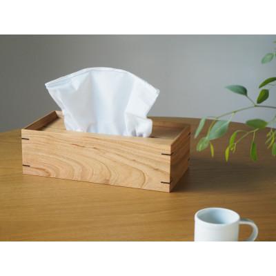ふるさと納税 川越市 [UMEBACHI FURNITURE] 数量限定 木のティッシュケース 国産広葉樹使用 手仕事