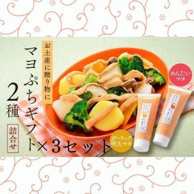 ふるさと納税 大川市 明太マヨぷちギフト2種詰め合わせ×3セット