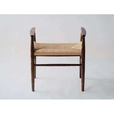 ふるさと納税 大川市 アームスツール 拭き漆 1脚