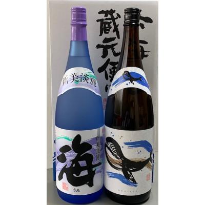 ふるさと納税 鹿屋市 人気焼酎!海&amp;くじらのボトル1800mlセット 1793