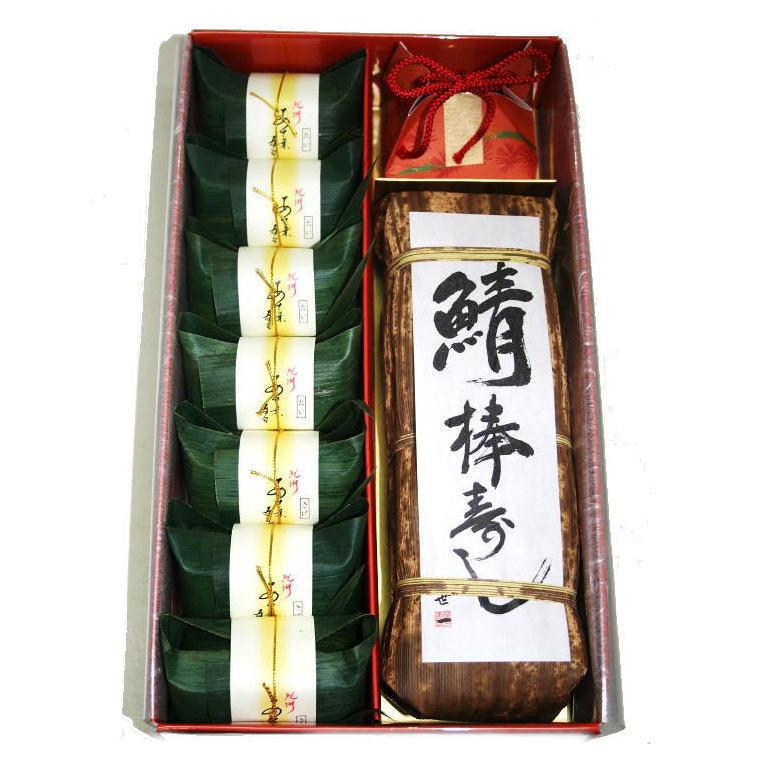 ふるさと納税 新宮市 紀州和歌山の棒鯖寿司とあせ葉寿司(鯛4個・鮭3個)セット(新宮市)