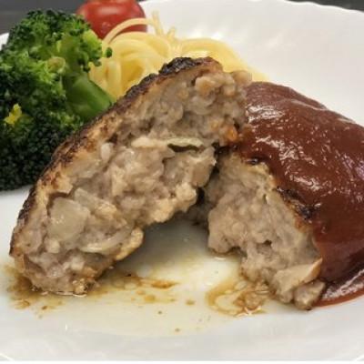 ふるさと納税 南房総市 ワンクックハンバーグ(ソース無し)[冷凍]140g×10枚