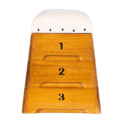 ふるさと納税 府中市 国産 跳び箱型収納 TOBIcoBACO 小物入れ積上げ3段