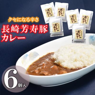 ふるさと納税 諫早市 クセになる辛さの「長崎芳寿豚カレー」(6パック入)