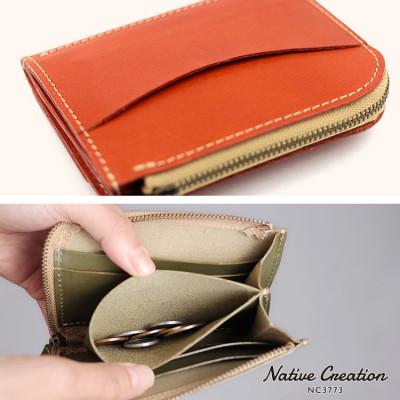 ふるさと納税 大和郡山市 Native Creation L字ファスナー 本革ミニ財布 OLIVE NC3773 |  | 02