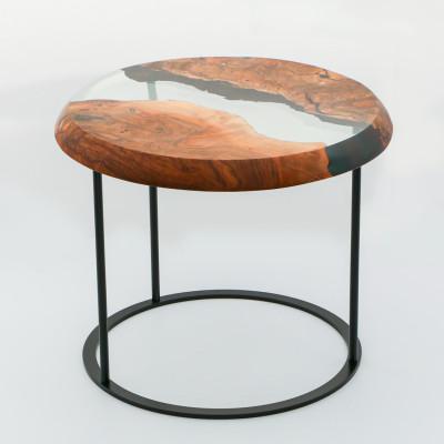 ふるさと納税 岡崎市 レジンサイドテーブル(直径60cm)A1006