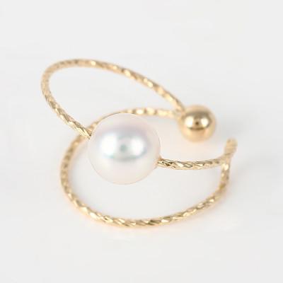 ふるさと納税 伊勢市 K10YGあこや本真珠イヤーカフ シャイン 1096