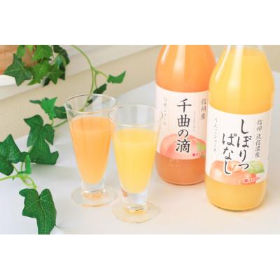 ふるさと納税 長野県 しぼりっぱなし&千曲の滴　各1000ml×3本(計6本) |  | 01