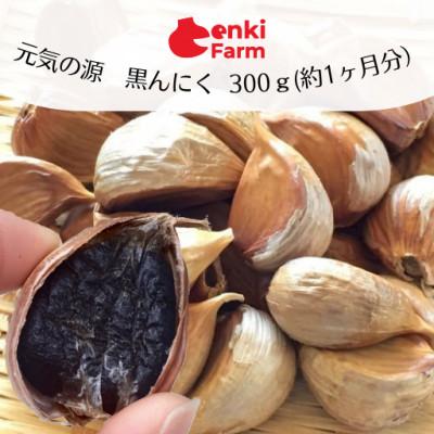 ふるさと納税 山県市 [元気の源黒にんにく300g(約1カ月分)]岐阜県山県市産元気玉にんにく 糖度70度の長期8ヵ月熟成