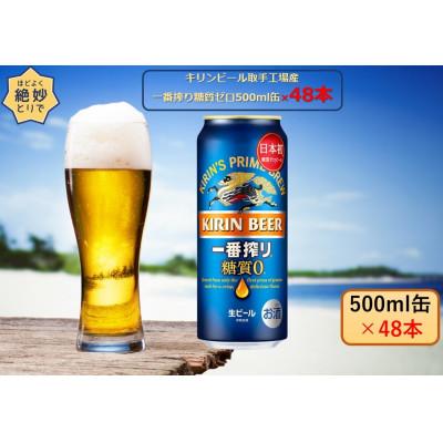 ふるさと納税 取手市 キリンビール取手工場産　一番搾り糖質ゼロ500ml缶-24本×2ケース | 
