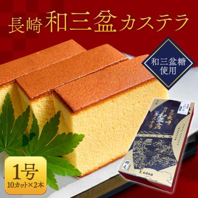 ふるさと納税 大村市 [特選]長崎県 和三盆カステラ(10カット×2本)(大村市)