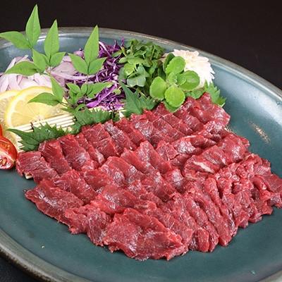 ふるさと納税 玉名市 [熊本 と畜]上赤身馬刺し 300g(玉名市)