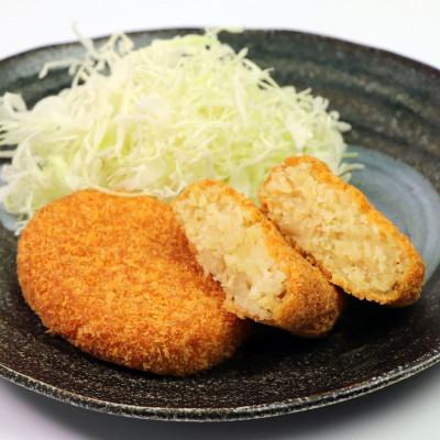 ふるさと納税 雫石町 「バターしょうゆコロッケ&amp;カニクリームコロッケ」総数12個[GOGOソース付き]R-005