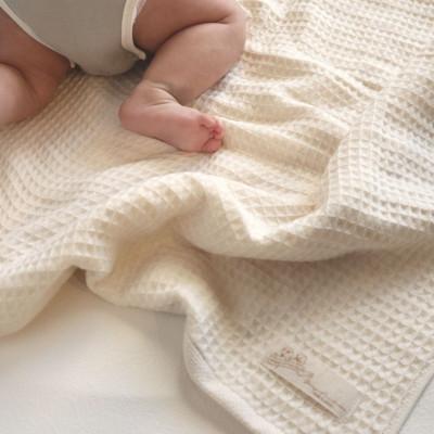 ふるさと納税 泉佐野市 【オーガニック100%】泉州南部織/ふんわりソフトワッフルタオル6枚セット G1966の画像