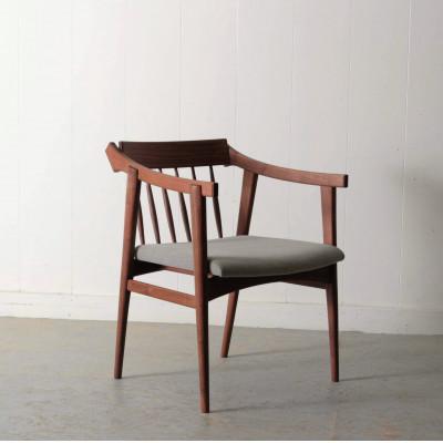 ふるさと納税 江別市 アームチェア ウォールナット 北海道 MOOTH