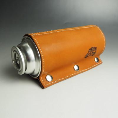 ふるさと納税 御坊市 心躍るリアルレザーの質感! 牛革CB缶カバー BROWN