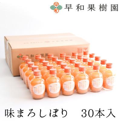 ふるさと納税 有田市 【早和果樹園】味まろしぼり30本入|有田みかん100%ストレートジュース | 