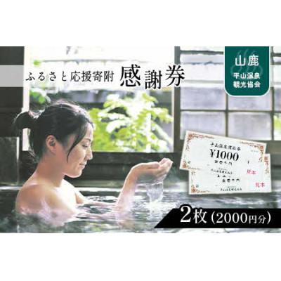 ふるさと納税 山鹿市 ふるさと応援寄附感謝券(商品券)2枚