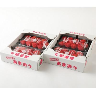 ふるさと納税 太宰府市 ふくおかエコ農産物認証!!あまおう 約1140g 約285g×4パック(規格:G以上)(太宰府市)