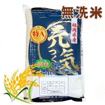 ふるさと納税 吉富町 [令和7年産]福岡県産ブランド米「元気つくし」無洗米5kg(吉富町)