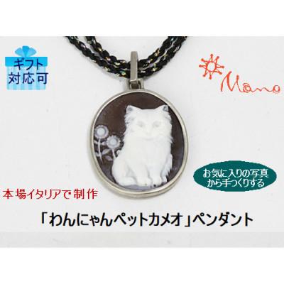 ふるさと納税 桜川市 貴方のペットがカメオになる!『わんにゃんペット